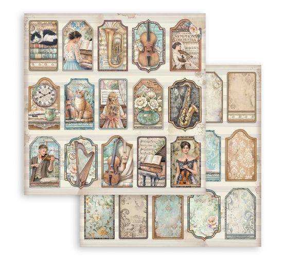 Stamperia Scrapbook block "Symphony"