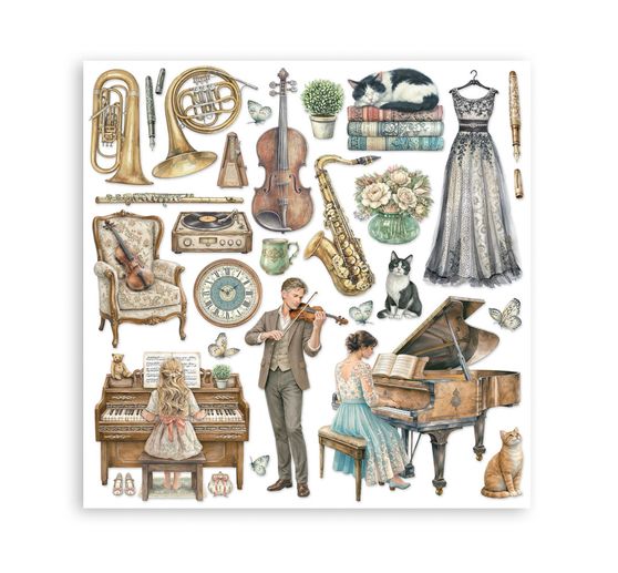 Stamperia Scrapbook block "Symphony"