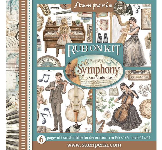 Stamperia Rub On Sortiment "Symphony"