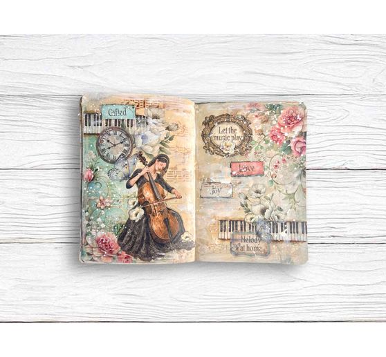 Stamperia Scrapbook-Block "Symphony Backgrounds"
