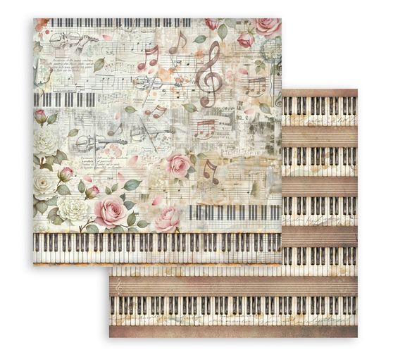 Stamperia Scrapbook-Block "Symphony Backgrounds"