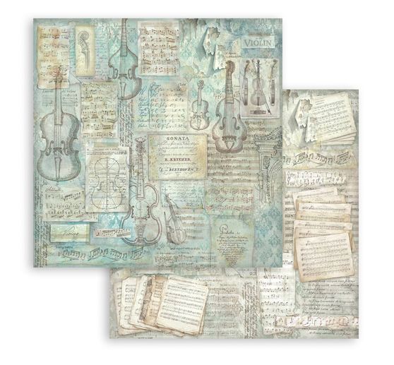 Stamperia Scrapbook-Block "Symphony Backgrounds"