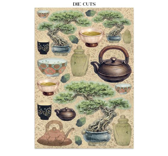 A5 Junk Journal Focus Points Stamperia &laquo; Oriental Garden &raquo;