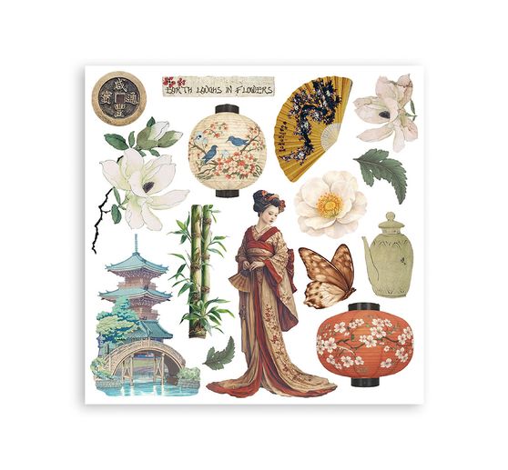 Stamperia Rub On assortment "Oriental Garden"