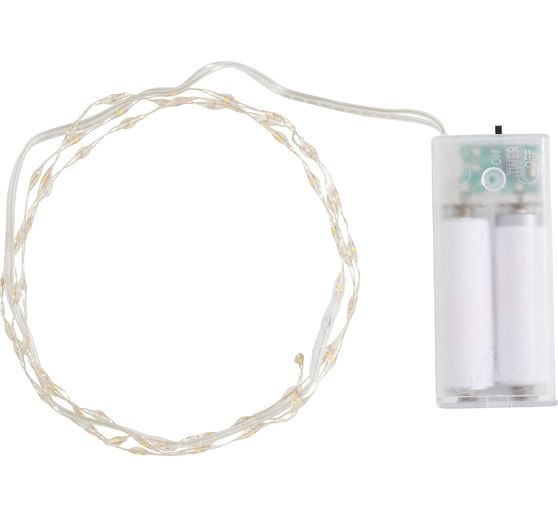 Micro-LED-Lichterkette, mit Timer, 60 LEDs