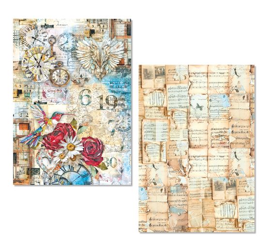 Ciao Bella Motiv-Strohseiden Sortiment "The Sound of Spring", 8er-Set