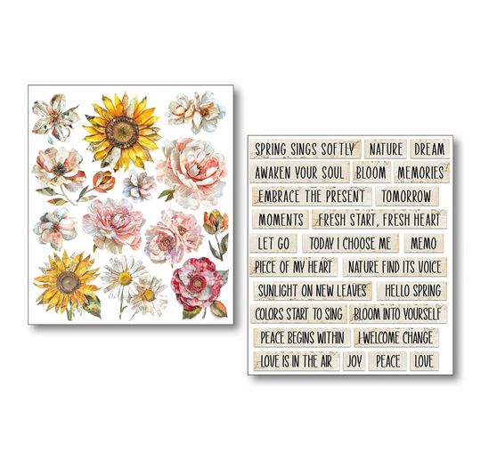 Ciao Bella Art Stickers "The Sound of Spring", 14 x 12 cm