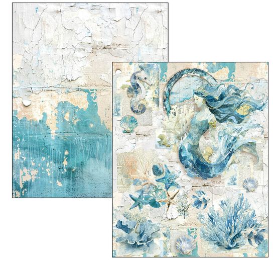 Ciao Bella Mixed Media Book "Edge of the Ocean"