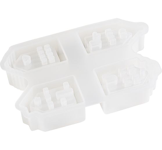 Moule en silicone VBS &laquo; Mini-maisons lumineuses &raquo;