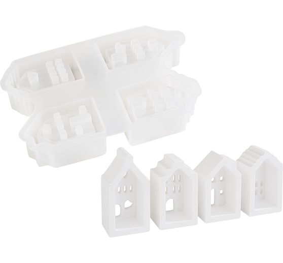 Moule en silicone VBS &laquo; Mini-maisons lumineuses &raquo;