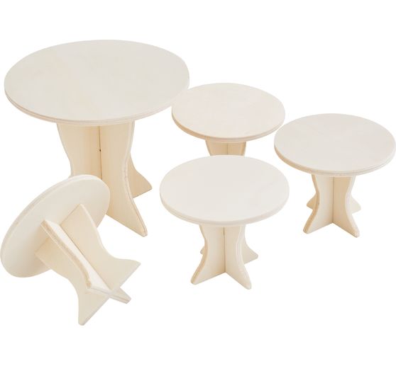 Ensemble table et chaises VBS &laquo; Rond &raquo;, 5 pc.
