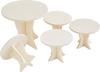 Ensemble table et chaises VBS &laquo; Rond &raquo;, 5 pc.