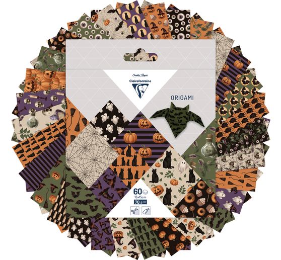 Feuilles de pliage &laquo; Halloween &raquo;