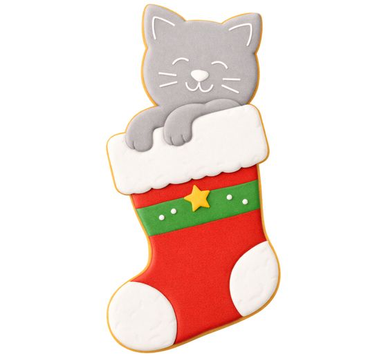 Ausstechform "Katze in Socke