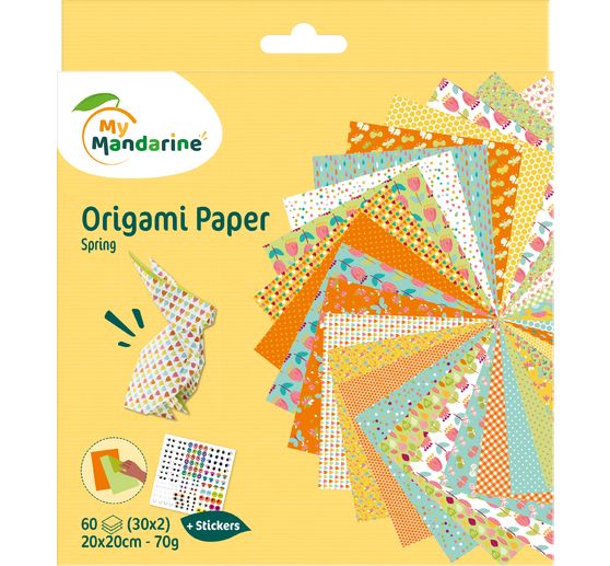 Assortiment de papier de pliage &laquo; Spring &raquo;