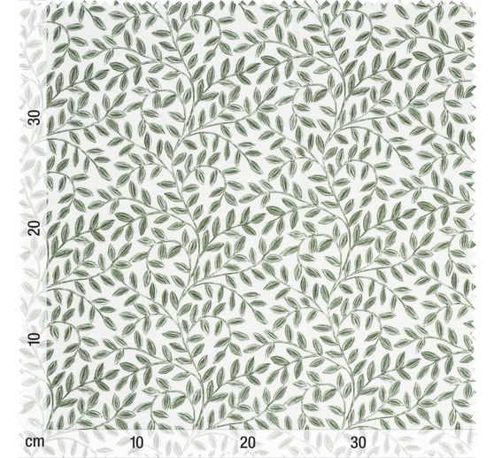 Tissu coton au m&egrave;tre &laquo; Hoja &raquo;, enduction acrylique
