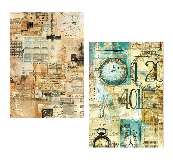 Ciao Bella Tissue paper set "Fragments of Time"