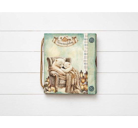 Bloc de papier scrapbooking Stamperia &laquo; White Christmas &raquo;