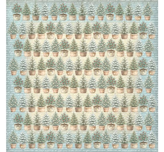 Bloc de papier scrapbooking Stamperia &laquo; White Christmas Backgrounds &raquo;