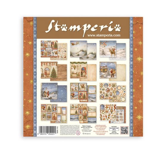 Bloc de papier scrapbooking Stamperia &laquo; Silent Night &raquo;