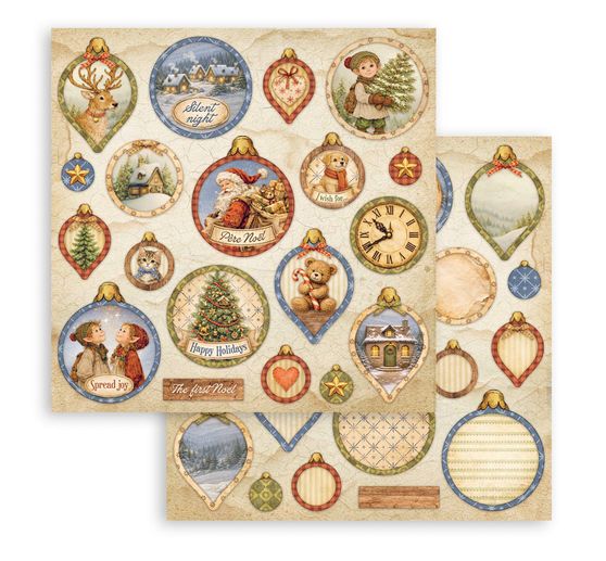 Bloc de papier scrapbooking Stamperia &laquo; Silent Night &raquo;
