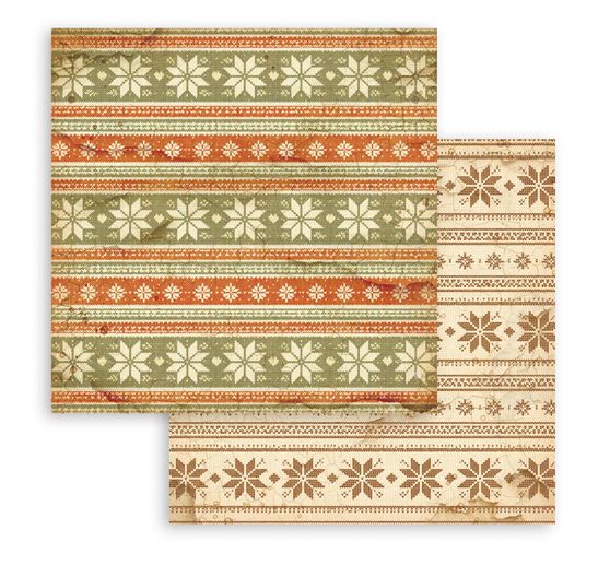 Bloc de papier scrapbooking Stamperia &laquo; Silent Night Backgrounds &raquo;