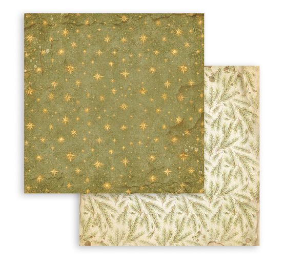 Bloc de papier scrapbooking Stamperia &laquo; Silent Night Backgrounds &raquo;