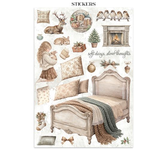 Junk Journal Book Stamperia &laquo; White Christmas &raquo;