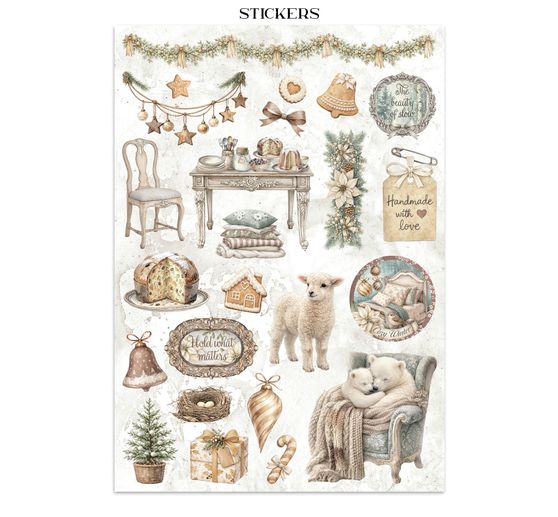 Junk Journal Book Stamperia &laquo; White Christmas &raquo;