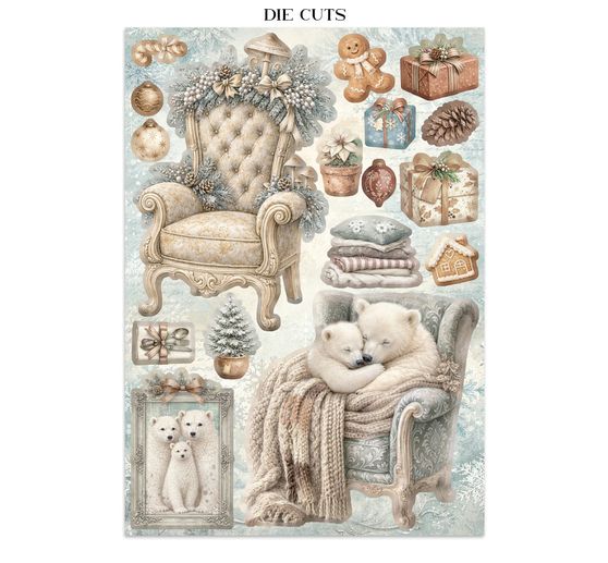 Junk Journal Book Stamperia &laquo; White Christmas &raquo;