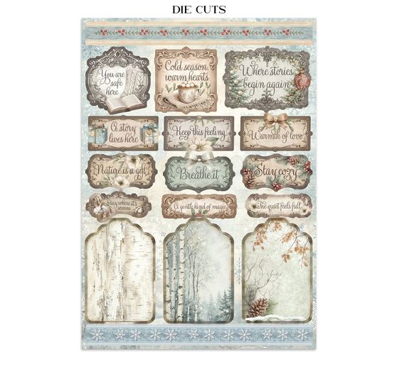 Junk Journal Book Stamperia &laquo; White Christmas &raquo;