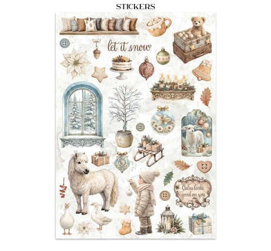 Junk Journal Book Stamperia &laquo; White Christmas &raquo;
