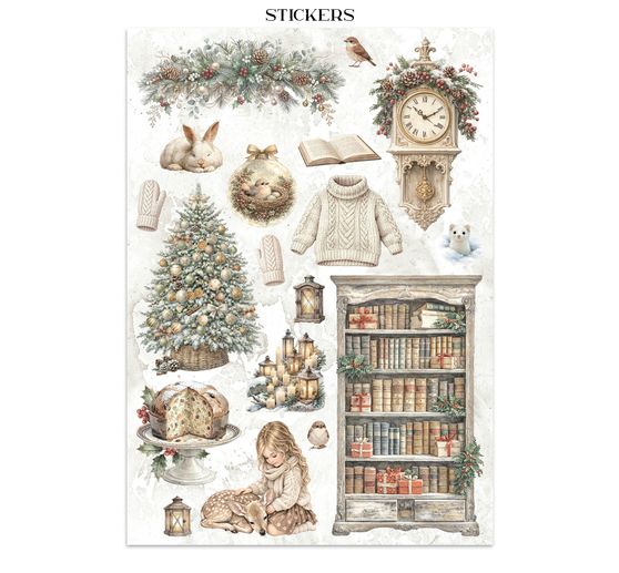 Junk Journal Book Stamperia &laquo; White Christmas &raquo;