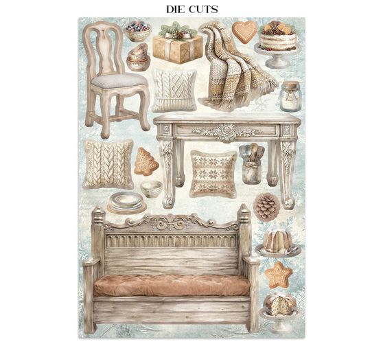 Junk Journal Book Stamperia &laquo; White Christmas &raquo;