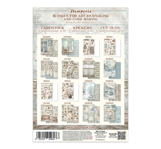Junk Journal Book Stamperia &laquo; White Christmas &raquo;