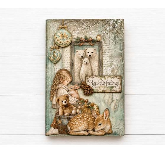 Washi pad Stamperia &laquo; White Christmas &raquo;