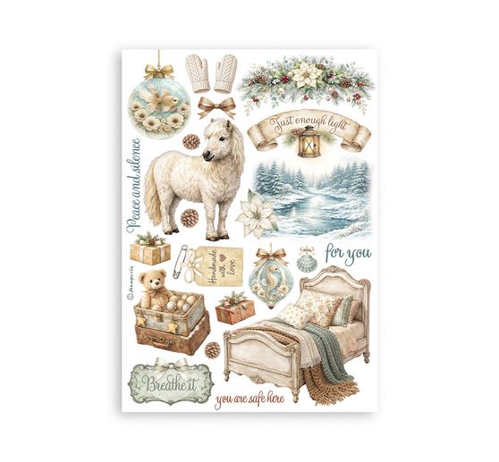 Washi pad Stamperia &laquo; White Christmas &raquo;