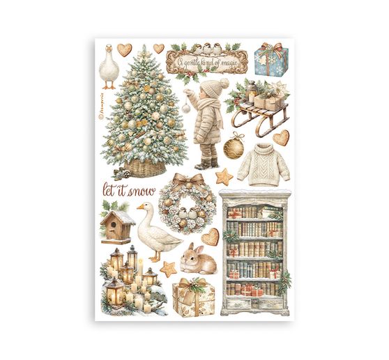 Washi pad Stamperia &laquo; White Christmas &raquo;