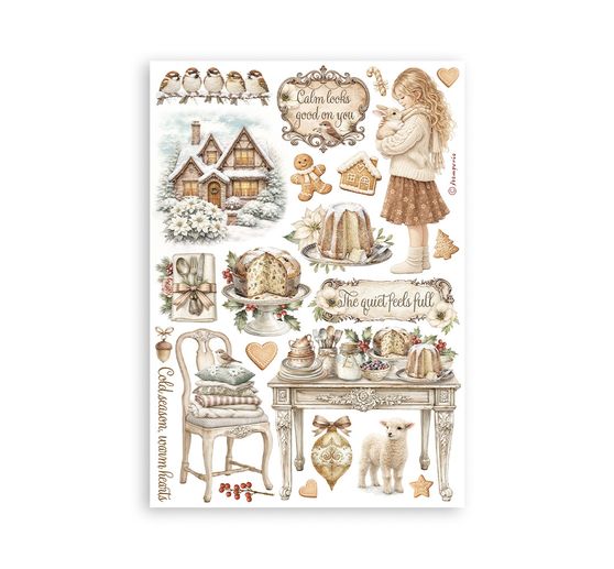 Washi pad Stamperia &laquo; White Christmas &raquo;