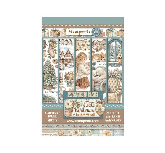Washi pad Stamperia &laquo; White Christmas &raquo;