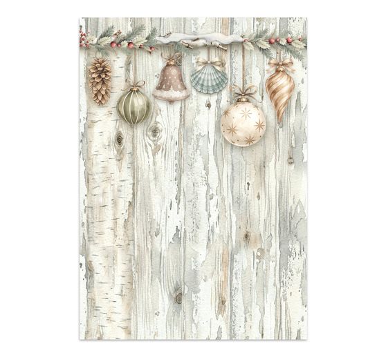 A5 Junk Journal Focus Points Stamperia &laquo; White Christmas &raquo;