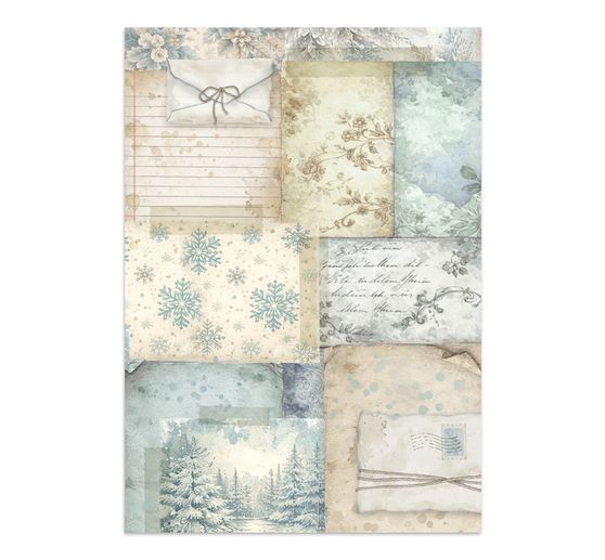 A5 Junk Journal Focus Points Stamperia &laquo; White Christmas &raquo;