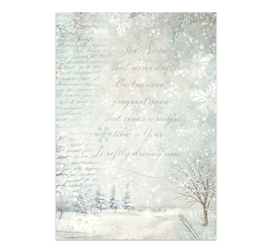 A5 Junk Journal Focus Points Stamperia &laquo; White Christmas &raquo;