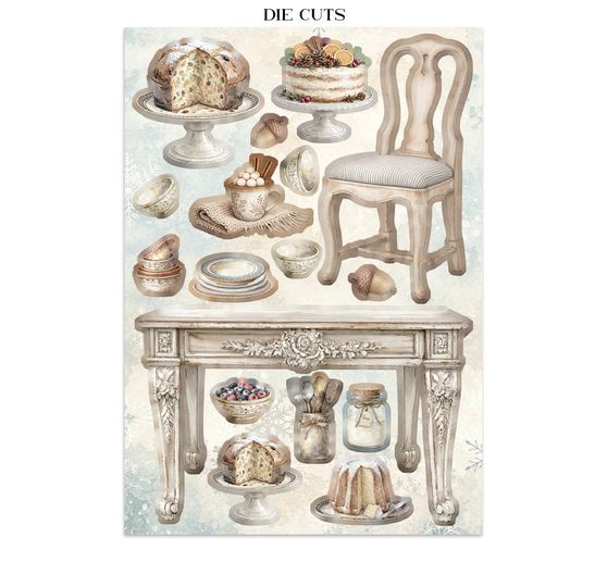 A5 Junk Journal Focus Points Stamperia &laquo; White Christmas &raquo;