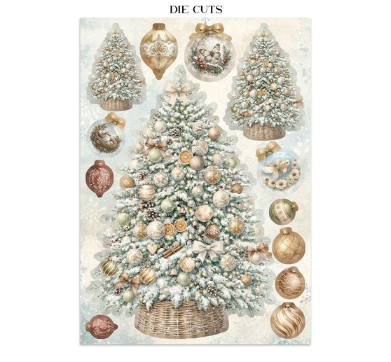 A5 Junk Journal Focus Points Stamperia &laquo; White Christmas &raquo;