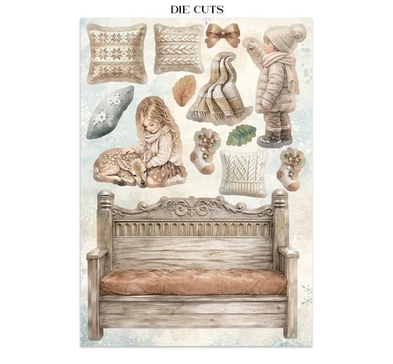 A5 Junk Journal Focus Points Stamperia &laquo; White Christmas &raquo;