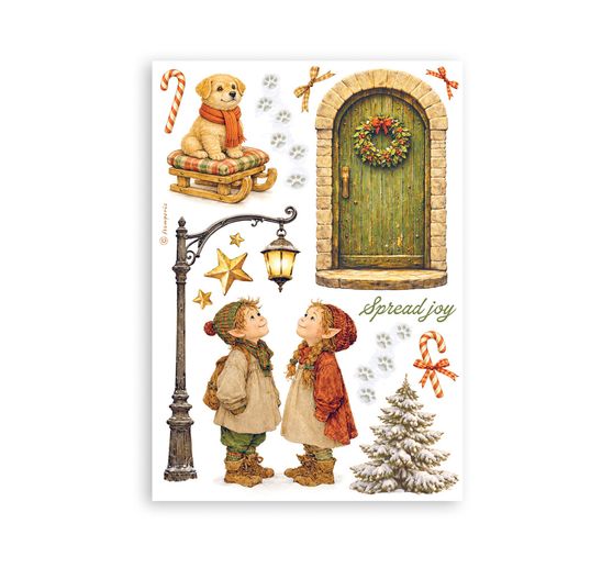 Washi pad Stamperia &laquo; Silent Night &raquo;