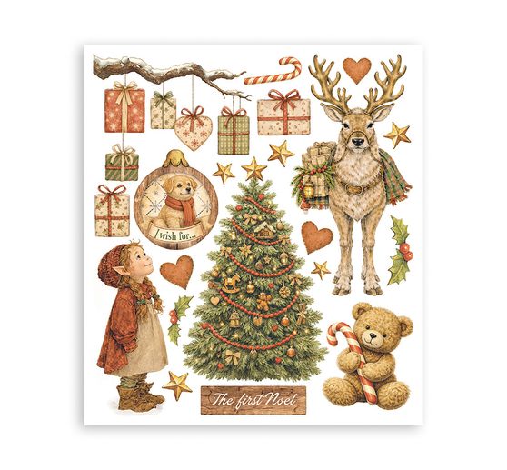 Stamperia XL Rub On assortment "Silent Night"