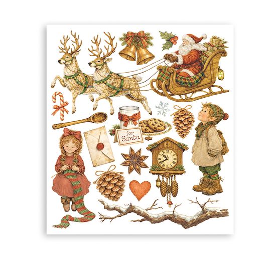 Stamperia XL Rub On assortment "Silent Night"