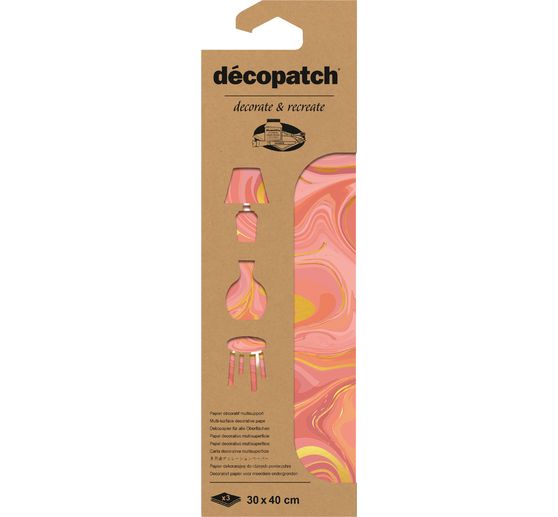 D&eacute;copatch Hot-Foil Papier "Blush"